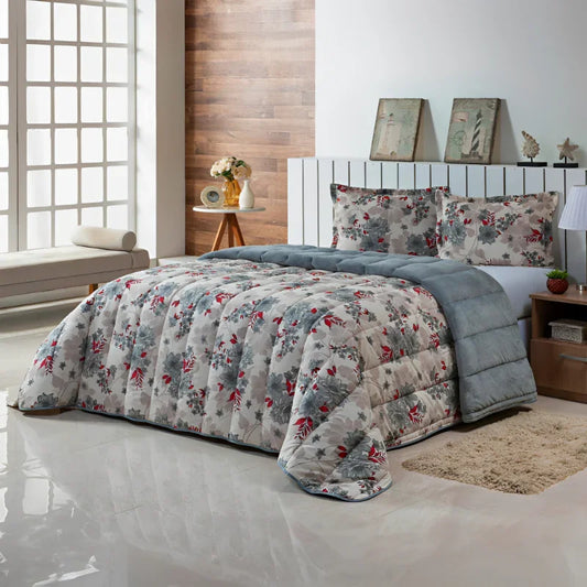 Coberdrom Casal Queen Dupla Face 220x240cm