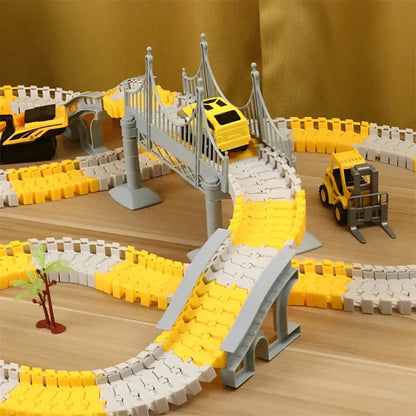 Pista Maluca de Blocos de Carros