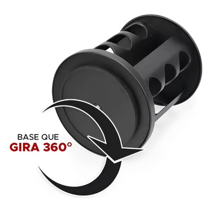 Porta Tempero Giratório com 9 Potes