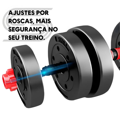Kit Dumbbell Halter Ajustável