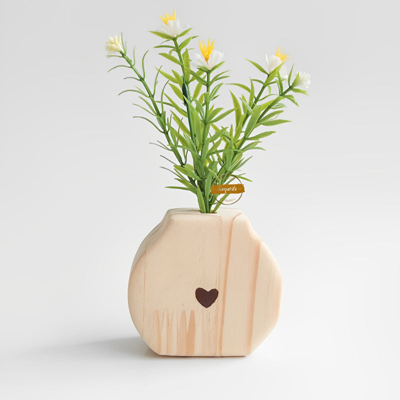 Kit de Vaso com Flores