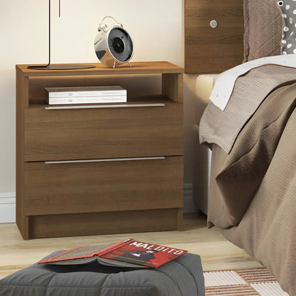 Mesa de Cabeceira com 2 Gavetas