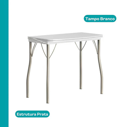 Conjunto Sala de Jantar Palermo com Mesa e 4 Cadeiras Carraro
