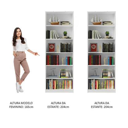 Kit com 2 Estantes Livreiro