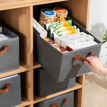 Kit 4 Cestos Dobráveis para Guarda-Roupa ou Armários