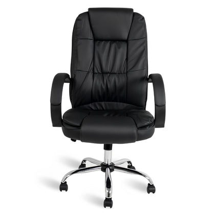 Cadeira de Escritório Presidente Johnson Healer, Preta