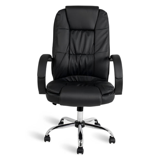 Cadeira de Escritório Presidente Johnson Healer, Preta
