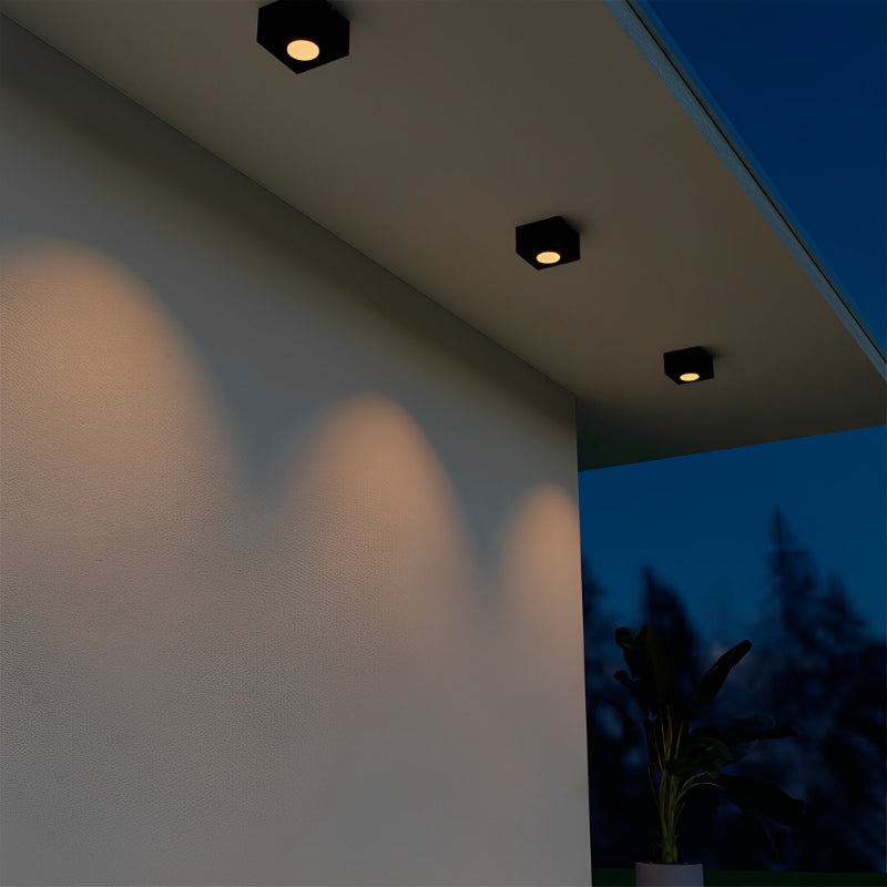 Spot Sobrepor Teto Beiral para Lâmpada Dicroica