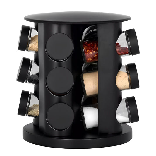 Porta Tempero Giratório com 9 Potes