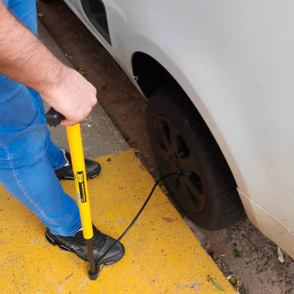 Bomba de Ar Manual para Pneus e Bolas