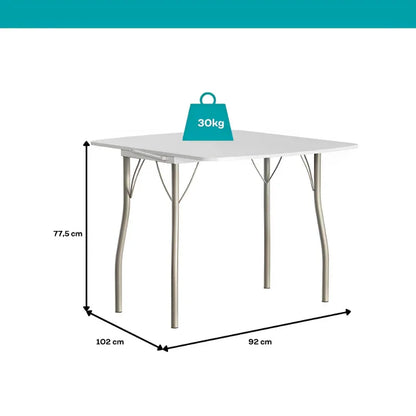 Conjunto Sala de Jantar Palermo com Mesa e 4 Cadeiras Carraro