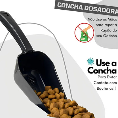 Kit Comedouro e Bebedouro Grande para Cachorro 1 Litro