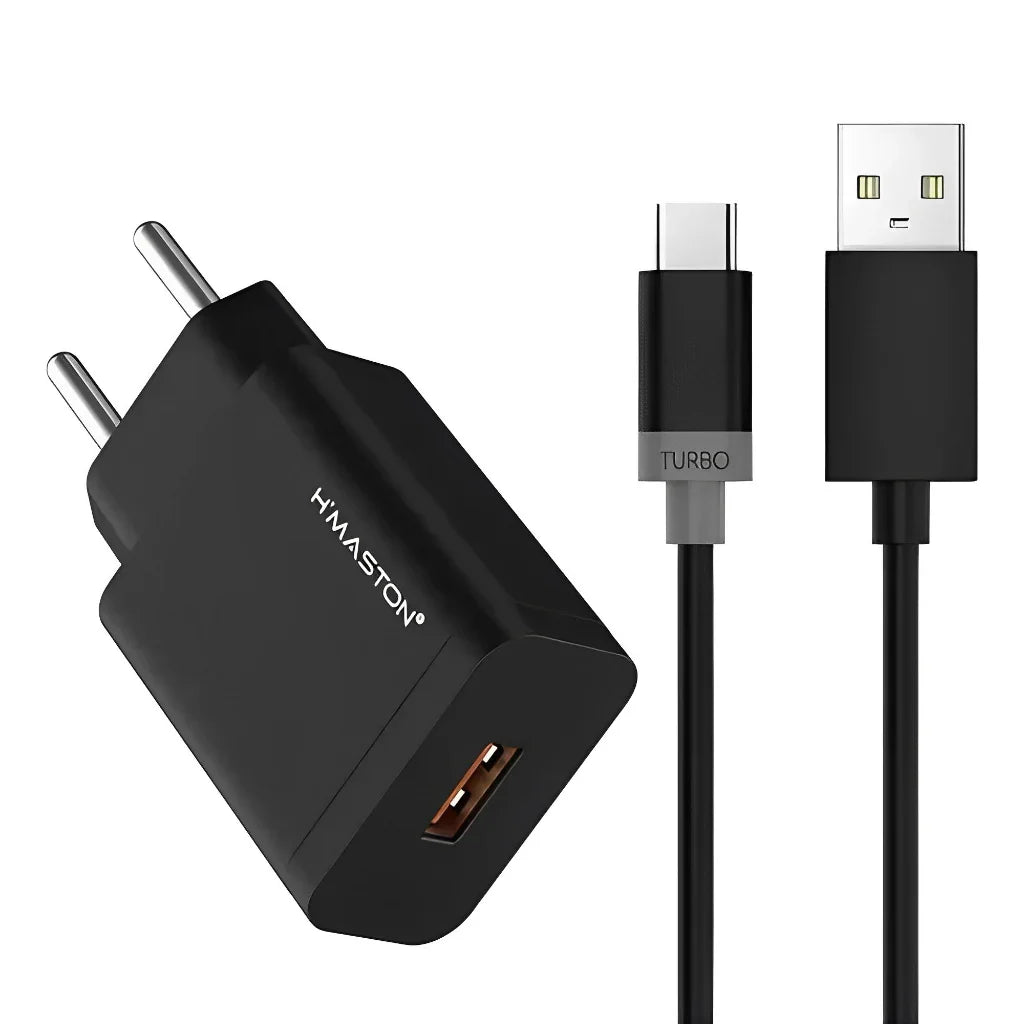 Carregador Turbo 6A 30w H'maston Y59 para iPhone e Android