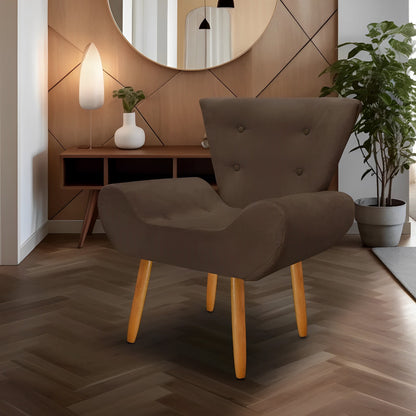 Poltrona Decorativa Emília para Consultório e Escritório