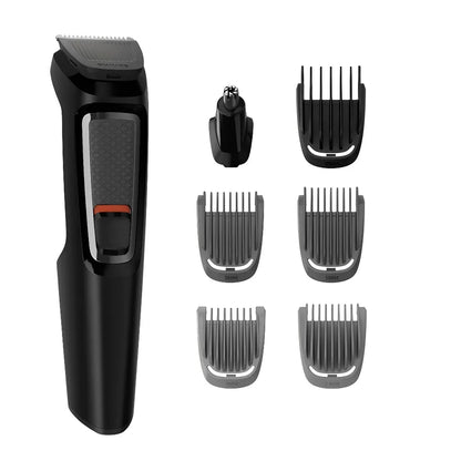 Barbeador Elétrico Philips Multigroom 6 em 1 MG3711/15, Máquina de Barbear e Aparar