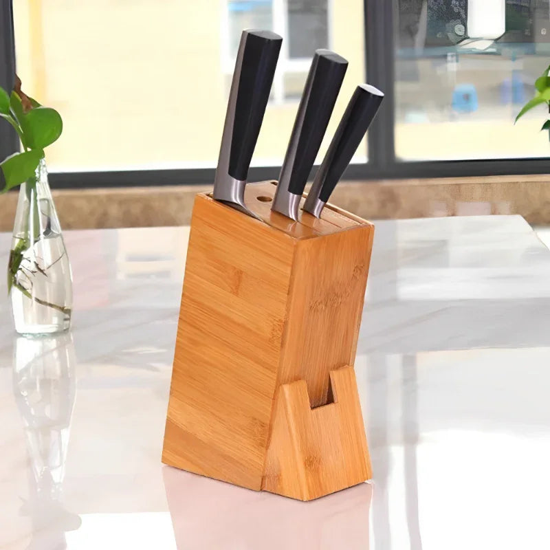 Organizador de Facas em Bambu