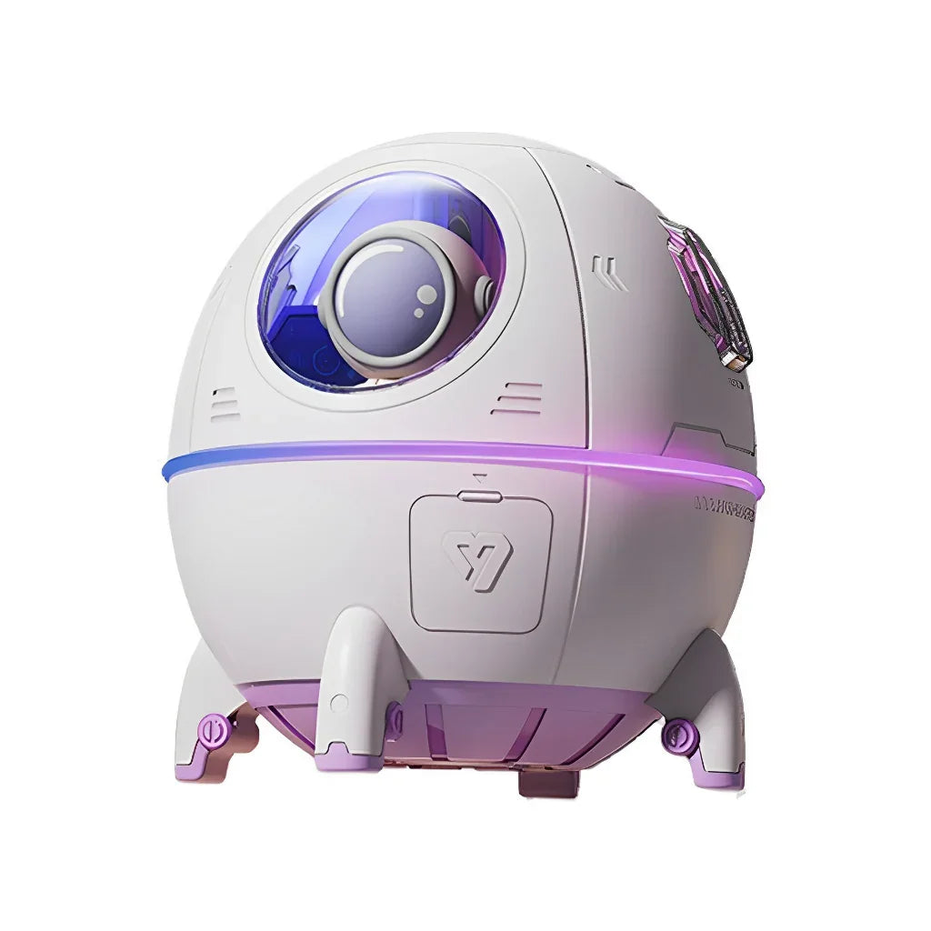 Umidificador de Ar Cápsula Espacial, sem Fio e Recarregável