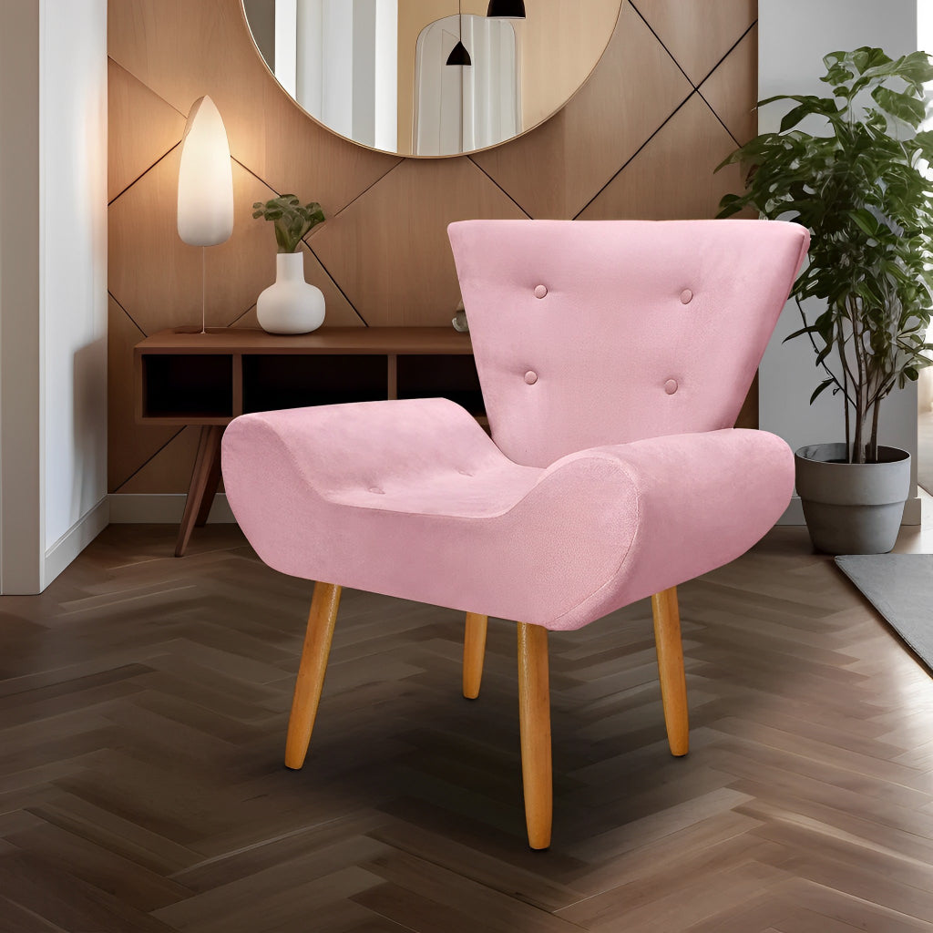 Poltrona Decorativa Emília para Consultório e Escritório