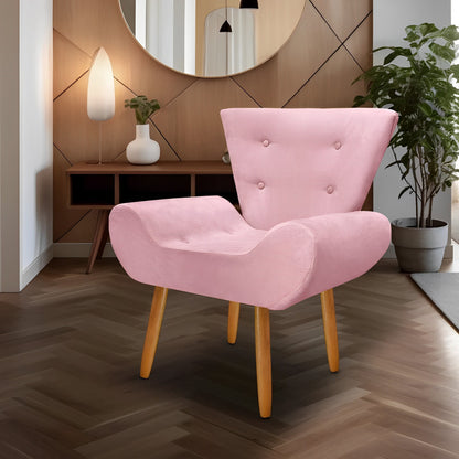 Poltrona Decorativa Emília para Consultório e Escritório