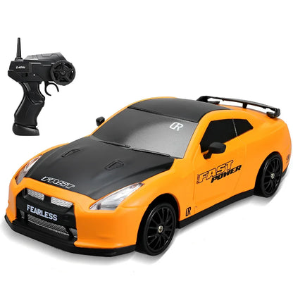 Carro de Corrida de Controle Remoto Mini AE86, 15 km/h, 2.4GHz, 30 Minutos de Duração