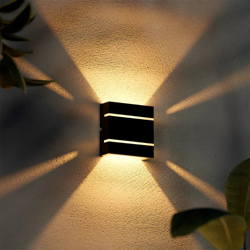 Arandela Slim em Alumínio 2 Frisos