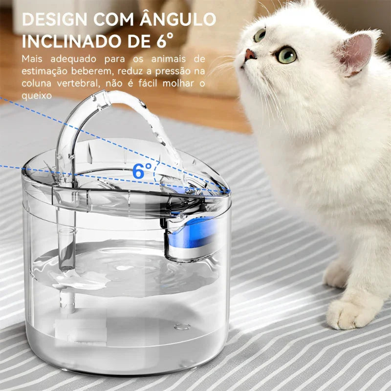 Fonte de Água Automática Newpet 2L com Filtro Silencioso