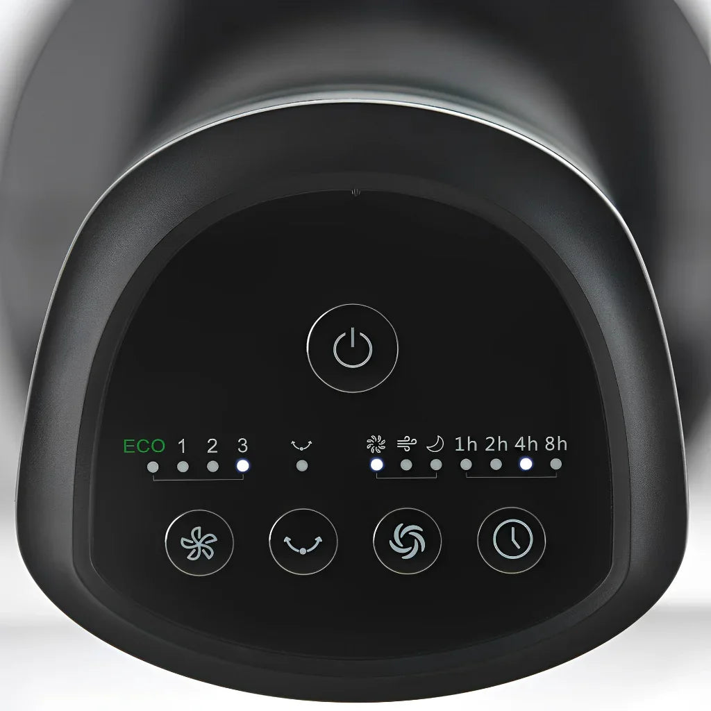 Ventilador de Torre Oscilante Vertical, Silencioso, com Controle Remoto e 4 Ajustes de Velocidade 220V