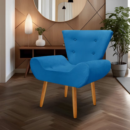 Poltrona Decorativa Emília para Consultório e Escritório