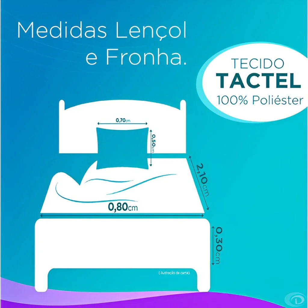 Conjunto de Lençol Cobre Leito com Fronha Akatsuki