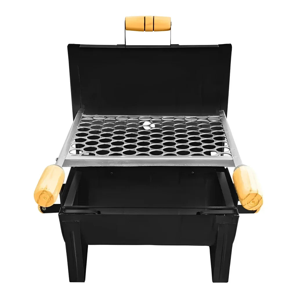 Churrasqueira Bafinho Portátil a Carvão com Grelha de Mesa 2X1