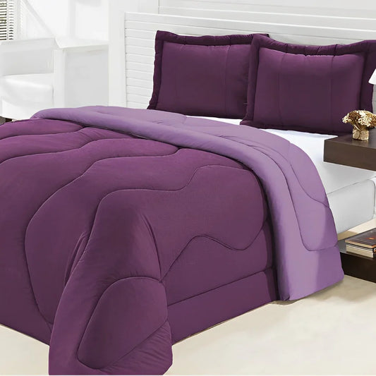 Edredom de Malha Gel Dupla para Cama de Casal