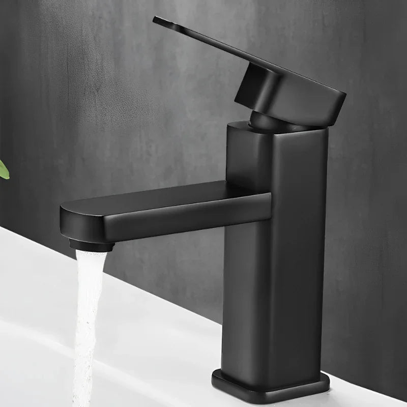 Torneira de Banheiro em Inox com Mangueira de Água Quente e Água Fria 60cm