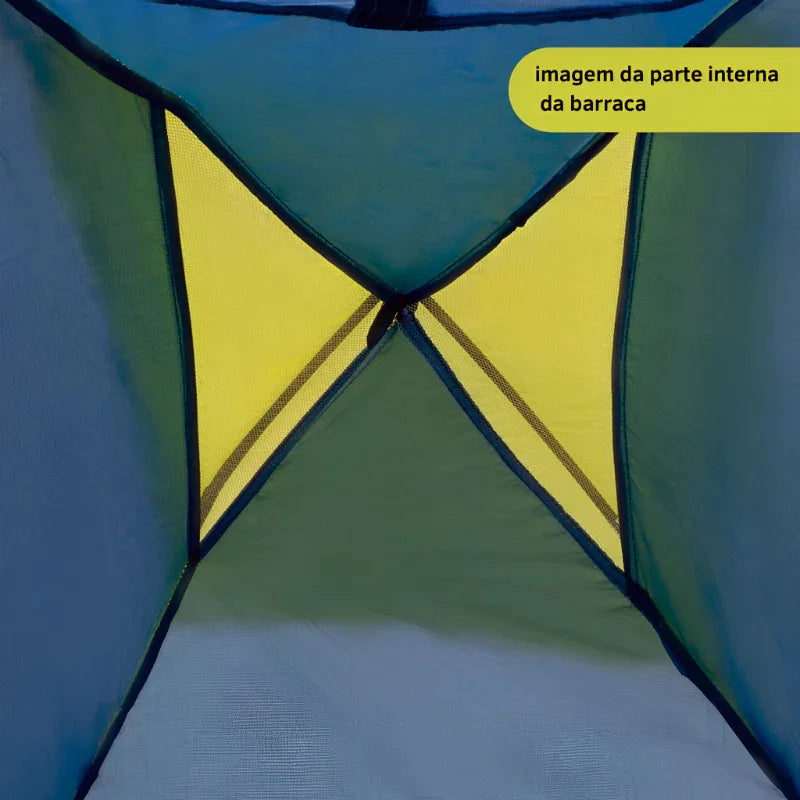 Barraca de Acampamento para 4 Pessoas
