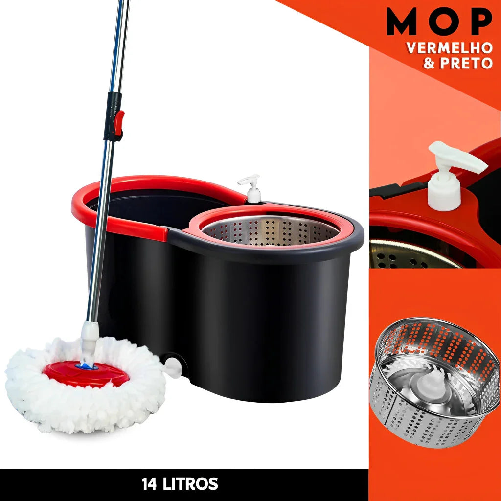 Conjunto de Limpeza Mop Giratório
