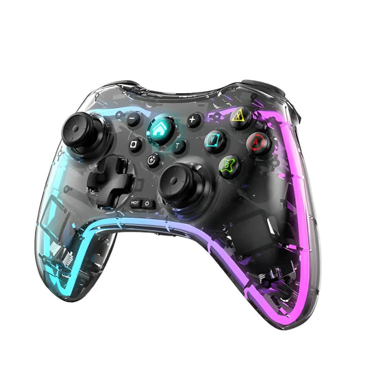 Controle Joystick Bluetooth V3 Elite com RGB, para Switch, PC, Android e iOS