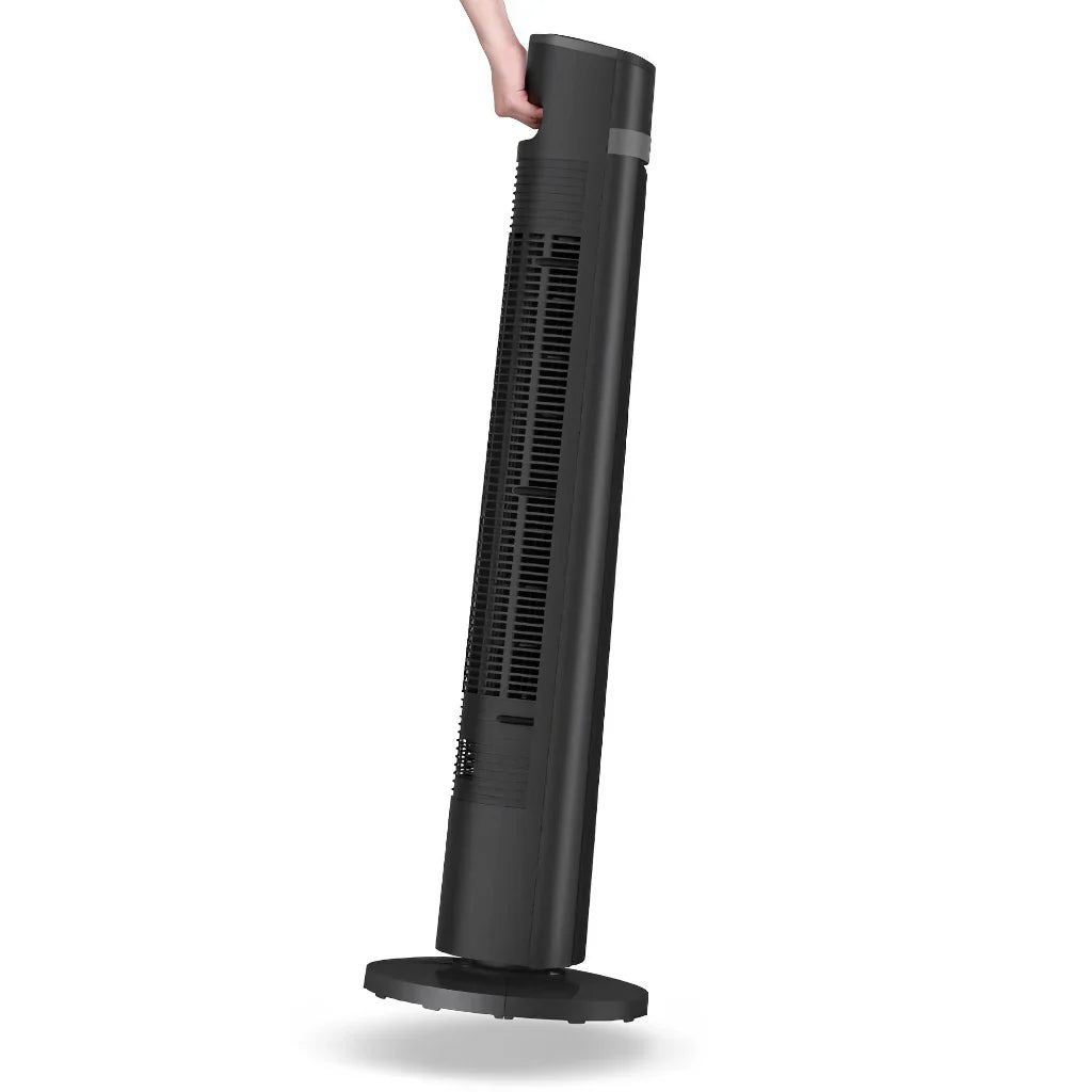 Ventilador de Torre Oscilante Vertical, Silencioso, com Controle Remoto e 4 Ajustes de Velocidade 220V