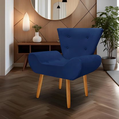 Poltrona Decorativa Emília para Consultório e Escritório