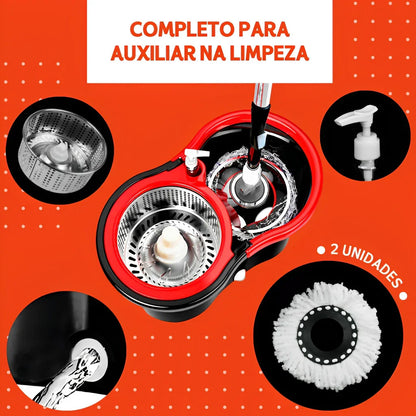 Conjunto de Limpeza Mop Giratório