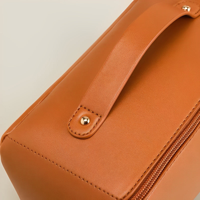 Bolsa de Couro para Cosméticos