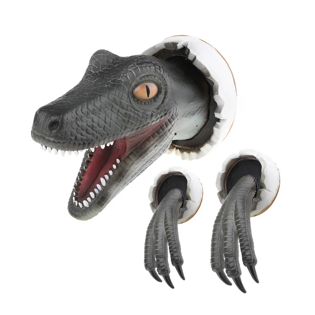 Decoração de Parede 3D Velociraptor Feito à Resina
