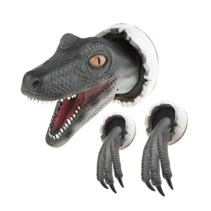 Decoração de Parede 3D Velociraptor Feito à Resina