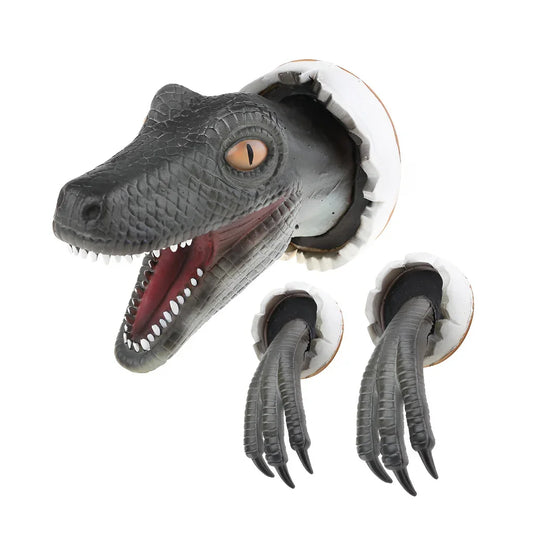 Decoração de Parede 3D Velociraptor Feito à Resina