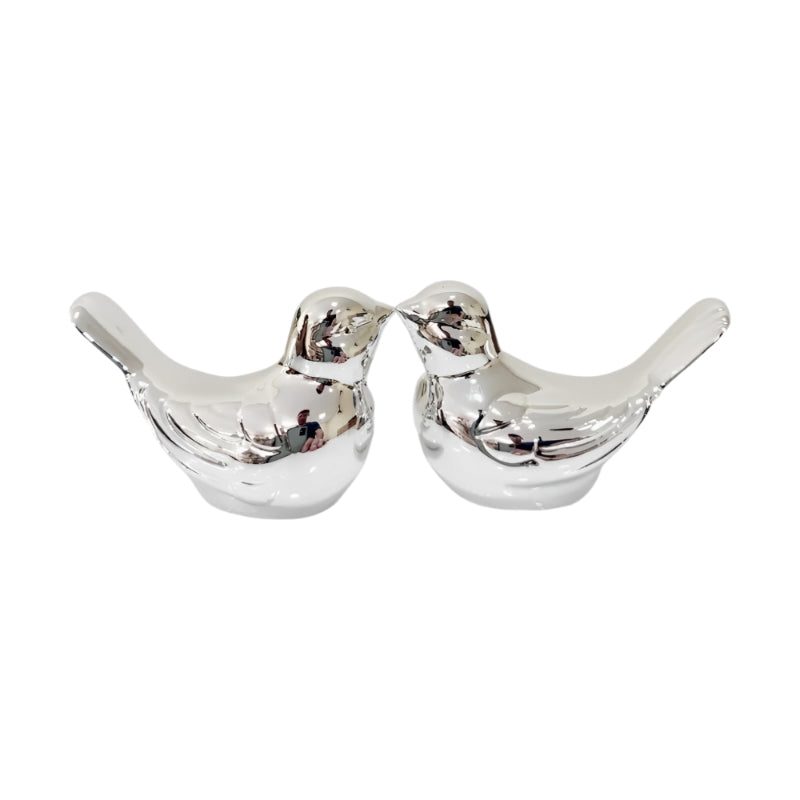 Casal de Passarinhos Decorativo