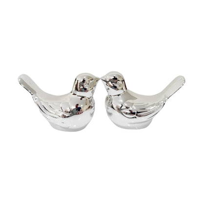 Casal de Passarinhos Decorativo