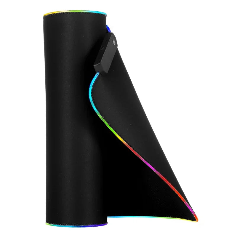 Mouse Pad Gamer Iluminado RGB LED 35x25cm