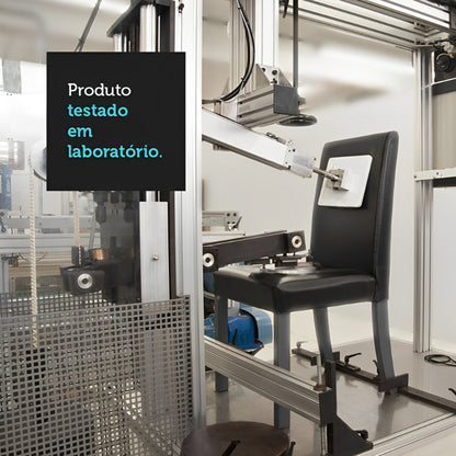 Conjunto Sala de Jantar, Mesa Tampo de Madeira com 6 Cadeiras