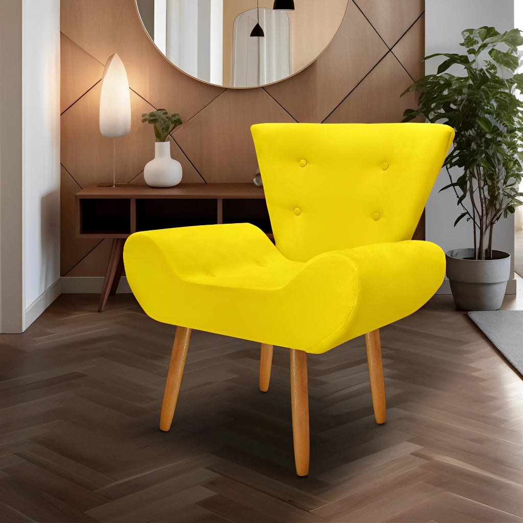 Poltrona Decorativa Emília para Consultório e Escritório