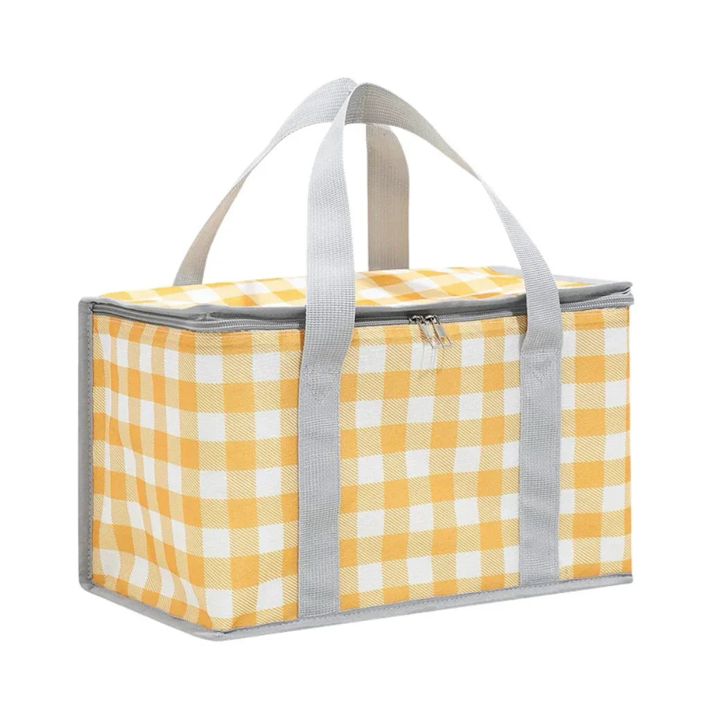 Bolsa Térmica Portátil Retrátil 13L, Cesta para Piquenique, Praia e Camping