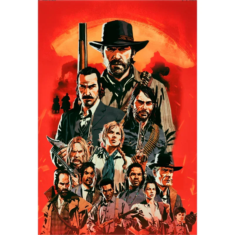 Quadro Decorativo Red Dead Redemption 2