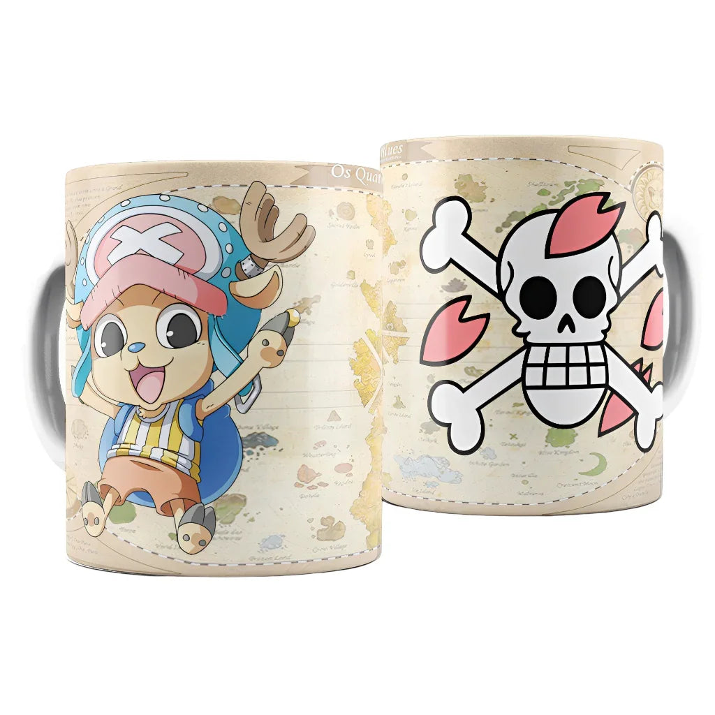 Caneca de Porcelana One Piece Mugiwaras